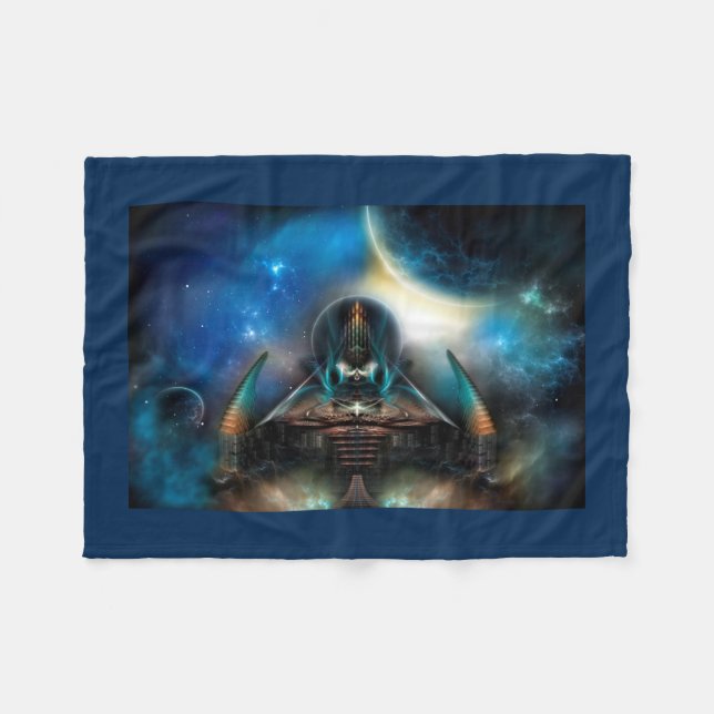 Tamalin 5 Science Fleece Blanket (Vorderseite (Horizontal))
