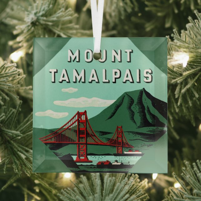 Tamalpais Glass Ornament Aus Glas (Insitu)