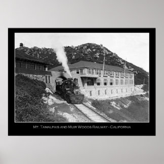 Tamalpais & Mill Valley Bahn Foto Poster