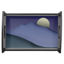 Tamalpais Serviertablett von Mhana aus dem Himmel