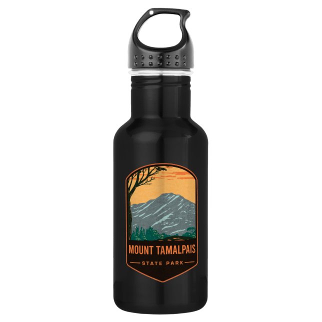 Tamalpais Staat Park Edelstahlflasche (Vorderseite)