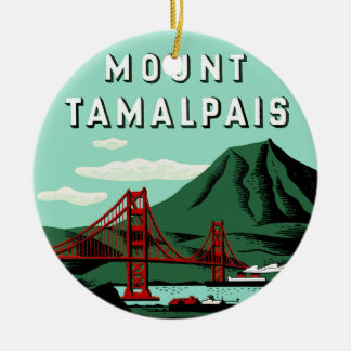 Tamalpais Weihnachtsmuseum Keramik Ornament