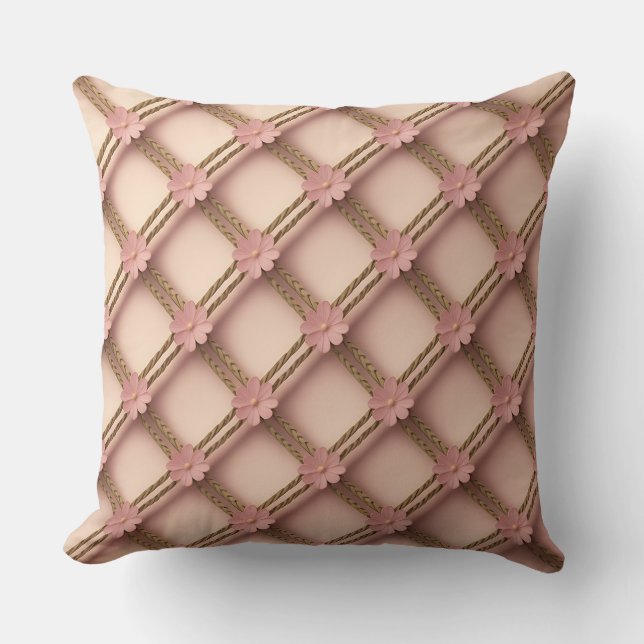 Taman Gate Relief 3D Batik Motif Kissen (Vorderseite)