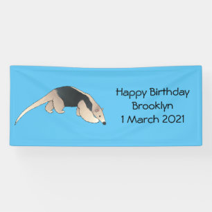 Tamandua-Cartoon-Abbildung Banner