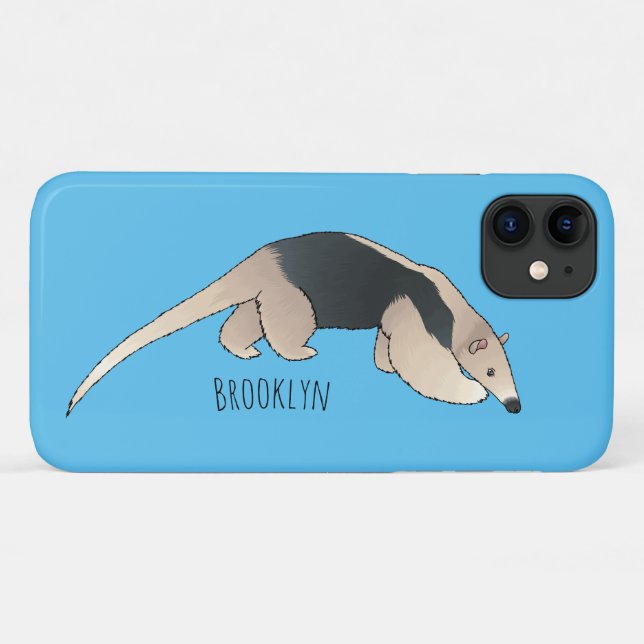 Tamandua-Cartoon-Abbildung Case-Mate iPhone Hülle (Rückseite (Horizontal))