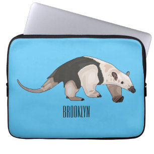 Tamandua-Cartoon-Abbildung Laptopschutzhülle