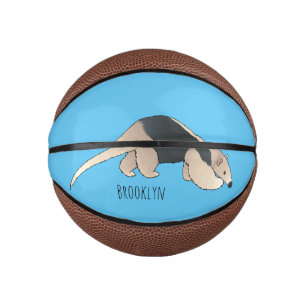 Tamandua-Cartoon-Abbildung Mini Basketball