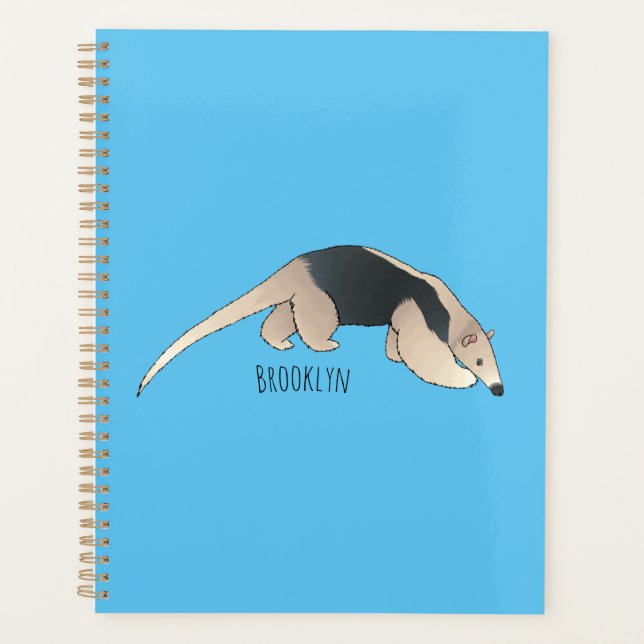 Tamandua-Cartoon-Abbildung Planer (Vorderseite)