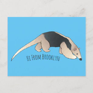 Tamandua-Cartoon-Abbildung Postkarte