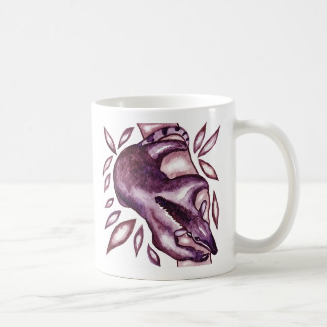 Tamandua ou tasse d'illustration de fourmilier (Droite)