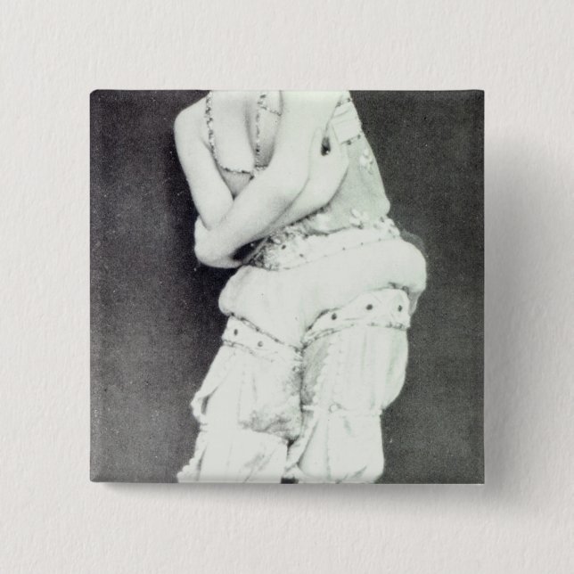 Tamara Karsavina in der Rolle von Zobeide Button (Vorderseite)