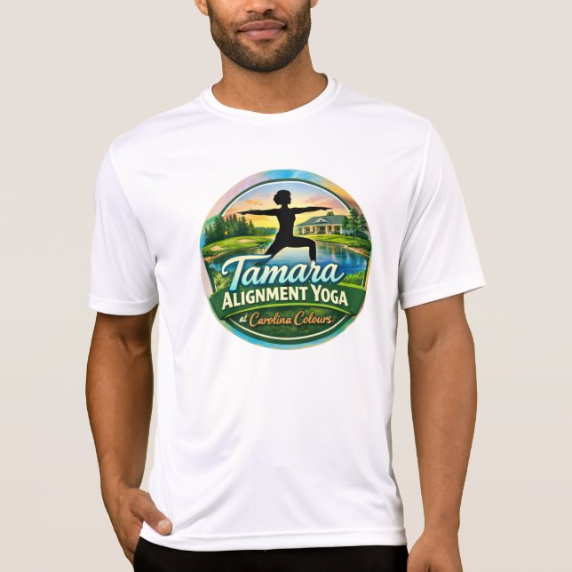 Tamara Paquee Alignment Yoga T-Shirt (Vorderseite)