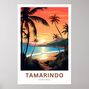 Tamarindo Costa Rica Reisen Print Poster