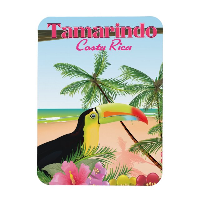 Tamarindo Costa Rica Strandurlaub Poster Magnet (Vertikal)