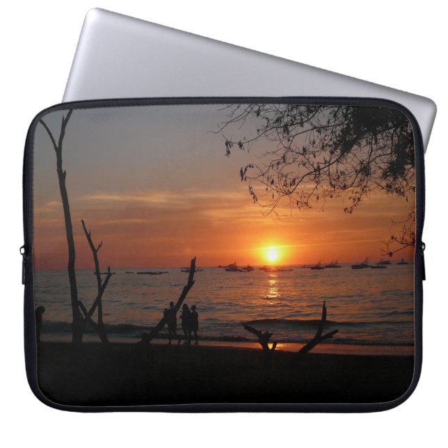 Tamarindo Sunset Laptopschutzhülle (Vorderseite)