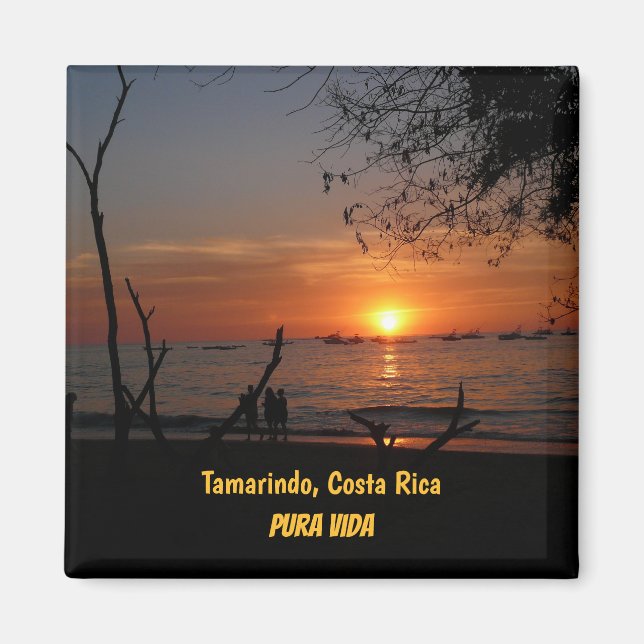 Tamarindo Sunset Magnet (Vorne)