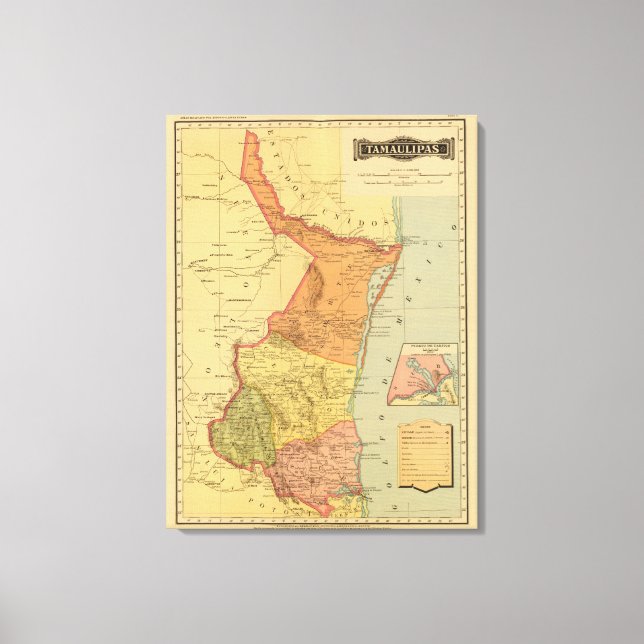 Tamaulipas Leinwanddruck (Vorderseite)