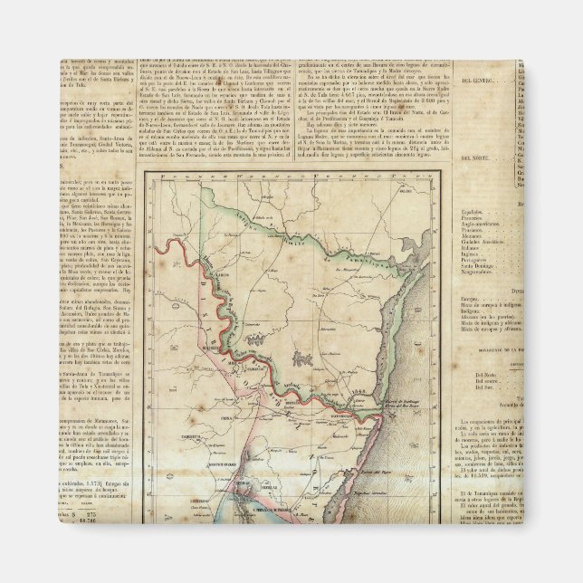 Tamaulipas, Mexiko Magnet (Vorne)