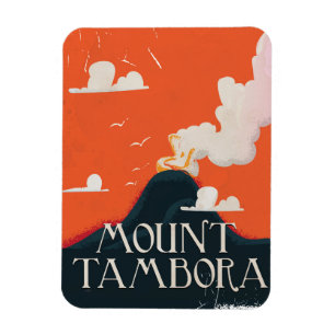 Tambora Volcano Magnet