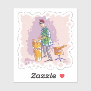 Tambour I autocollant de contour