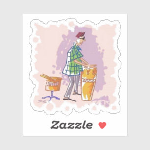 Tambour I autocollant de contour