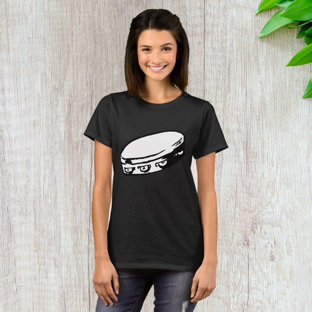 Tambourine Illustration T - Shirt Frauen (Von Creator hochgeladen)