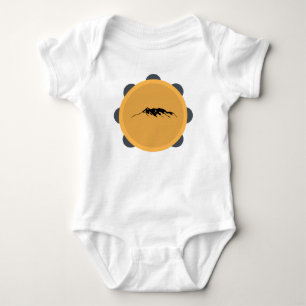 Tambourine und Vulkan Baby Strampler
