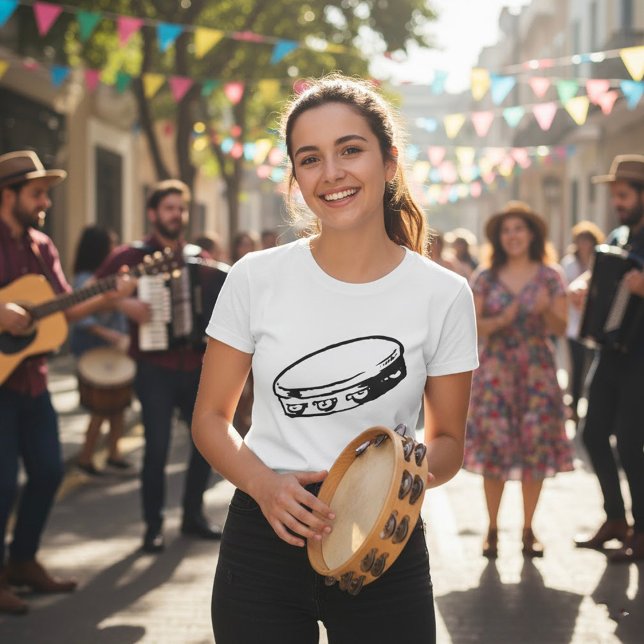 Tambourine Womens T - Shirt (Von Creator hochgeladen)
