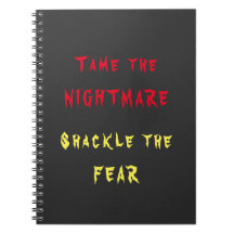Tame the Nightmare Spiral Foto Notebook