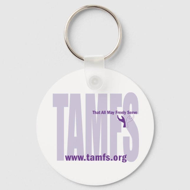 TAMFS-Logo - Schlüsselkette Schlüsselanhänger (Vorderseite)