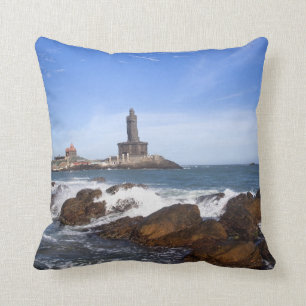 Tamil Nadu Heiliges Thiruvalluvar Statue- , Indien Kissen