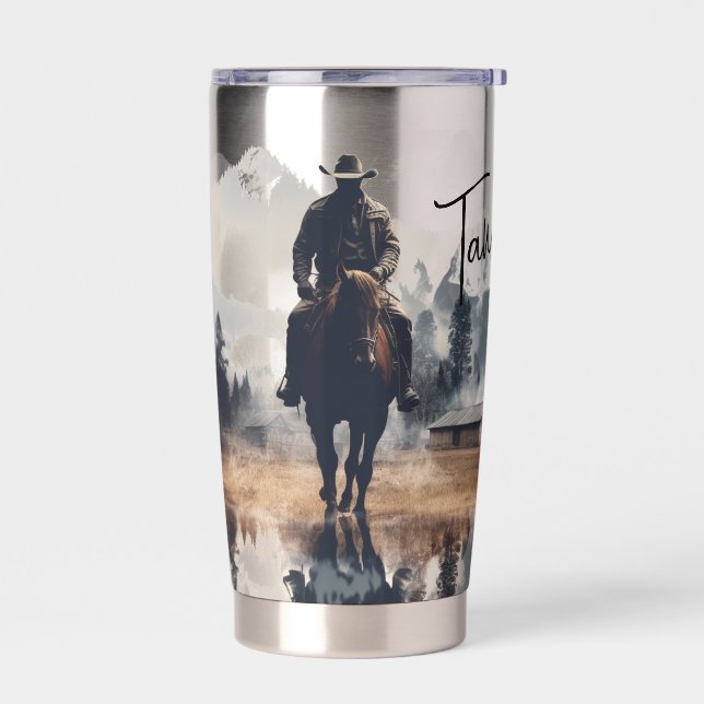 Taming Clay© Wasserflasche Thermobecher (Links)