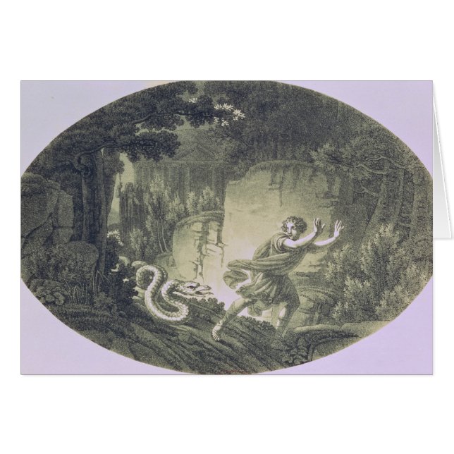 Tamino a poursuivi par un serpent géant (Devant horizontal)