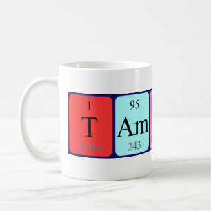 Tamino nom de table périodique mug