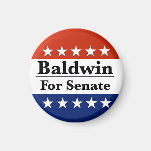 Tammy Baldwin zur Wiederwahl in den US-Senat 2024 Magnet