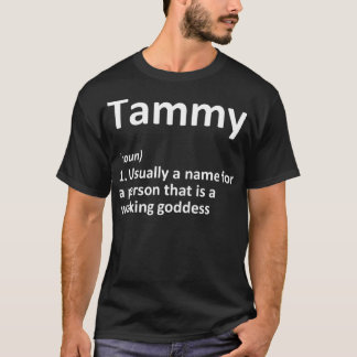TAMMY Definition Personalisiert Name Funny Birthda T-Shirt