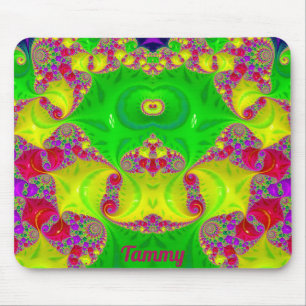TAMMY ~ Zany Hot Cerry, Gelb, Rot und Grün Mousepad