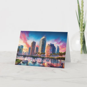 Tampa Abstrakte Kunst Karte