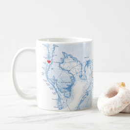 Tampa Bay Florida Beach House Dekorationsgeschenk Kaffeetasse