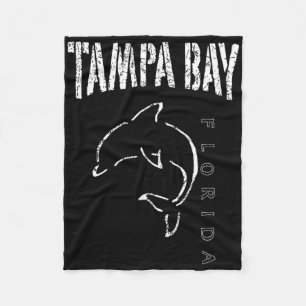 Tampa Bay Florida Dolphin Souvenir Fleecedecke