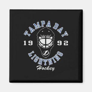 Tampa Bay Lightning Hockey-Maske Schwarz Offiziell Magnet