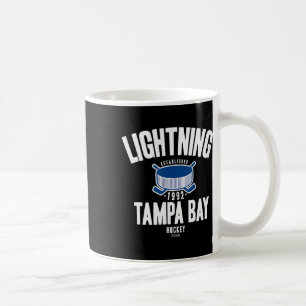 Tampa Bay Lightning Hockey Puck Schwarz Offiziell Kaffeetasse