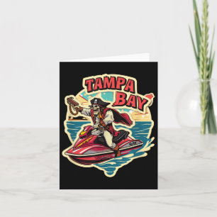 Tampa Bay Pirate Florida Jetski Boating Funny Gasp Karte