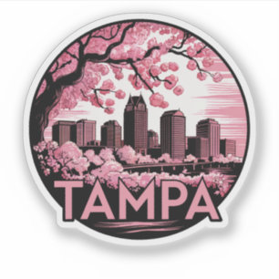 Tampa City Florida USA Aufkleber