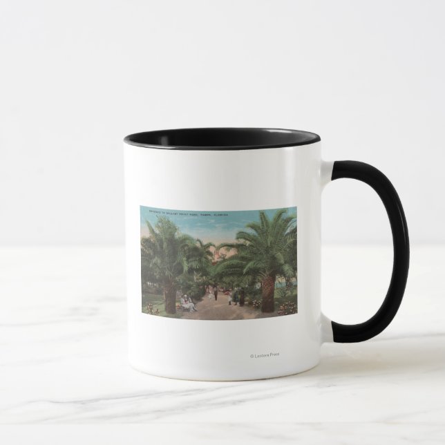 Tampa, FL - Sicht auf den Ballast Point Park Einga Tasse (Rechts)