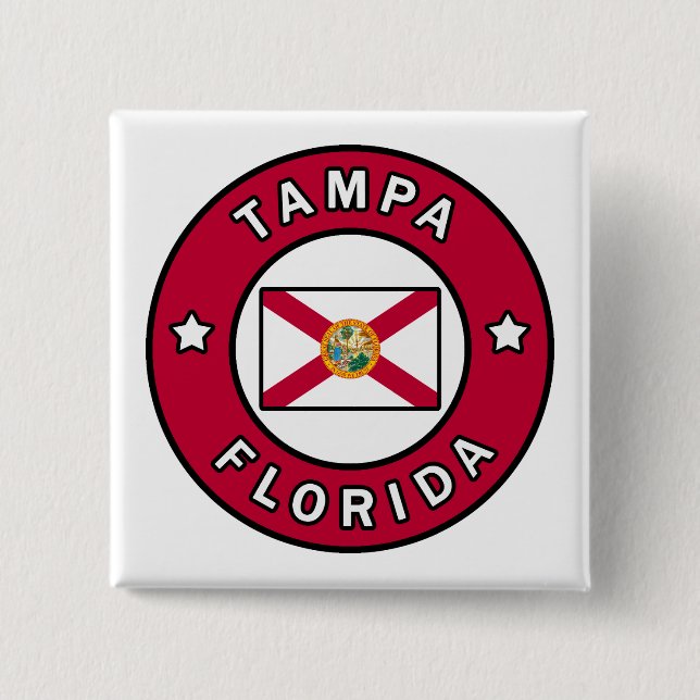 Tampa Florida Button (Vorderseite)