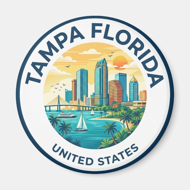 Tampa Florida Magnet (Vorne)