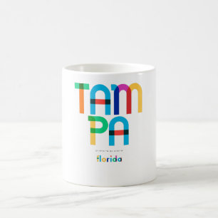 Tampa Florida Mid Century, Pop Art, Kaffeetasse