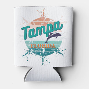 Tampa Florida Retro Vintag explodierender Sonnenun Dosenkühler