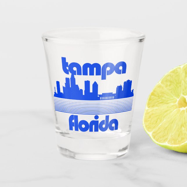 Tampa Florida Schnapsglas (Vorderseite)